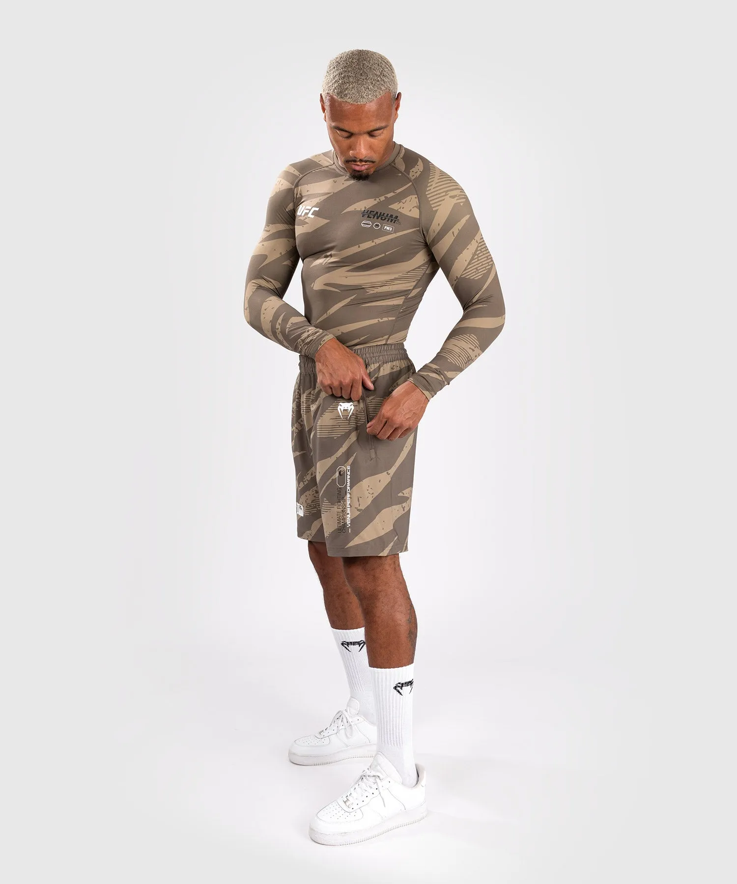 UFC Adrenaline by Venum Fight Week Performance Men’s Shorts - Desert Camo