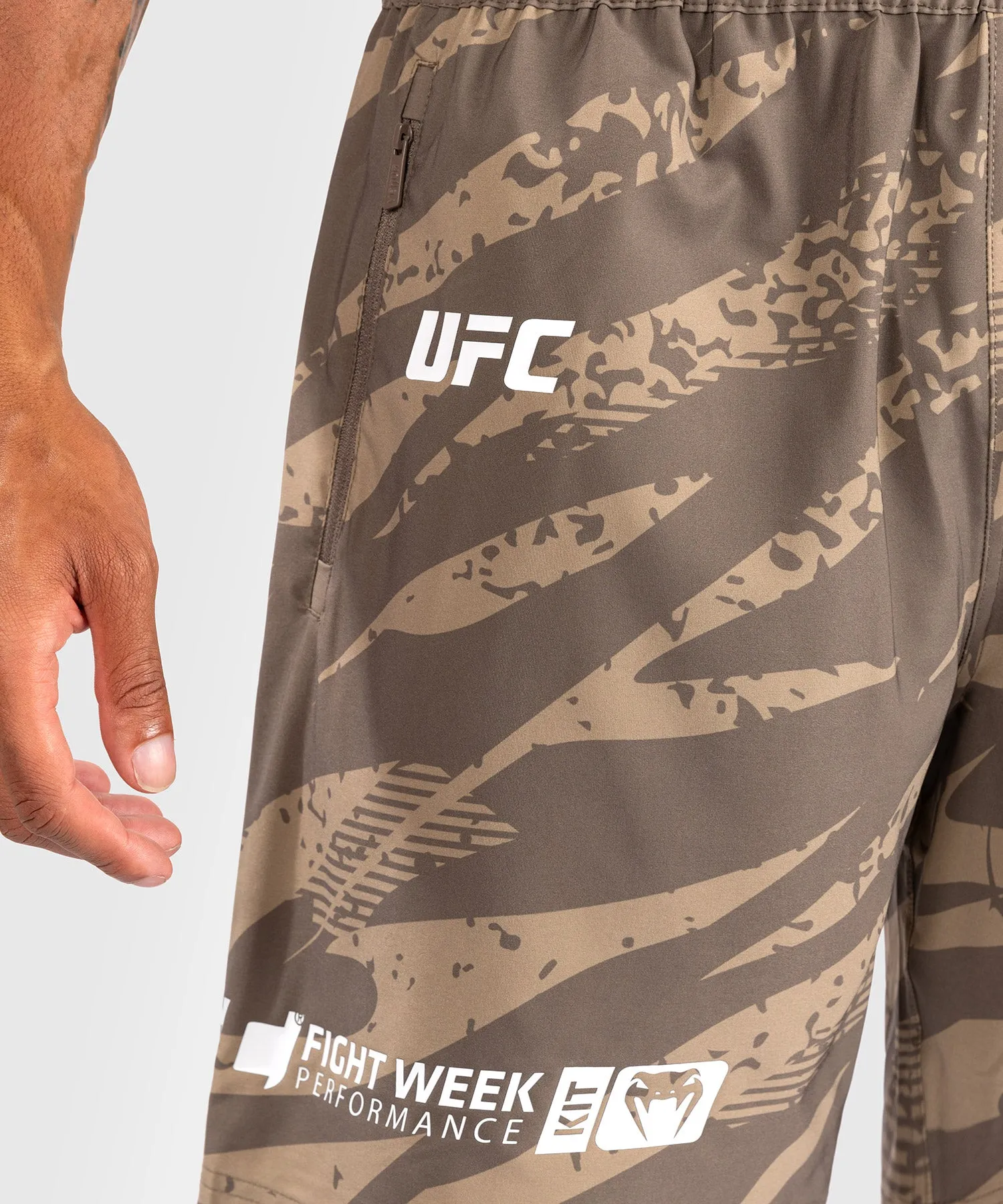 UFC Adrenaline by Venum Fight Week Performance Men’s Shorts - Desert Camo