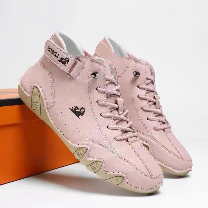 Ultra-comfortable, non-slip, genuine leather barefoot