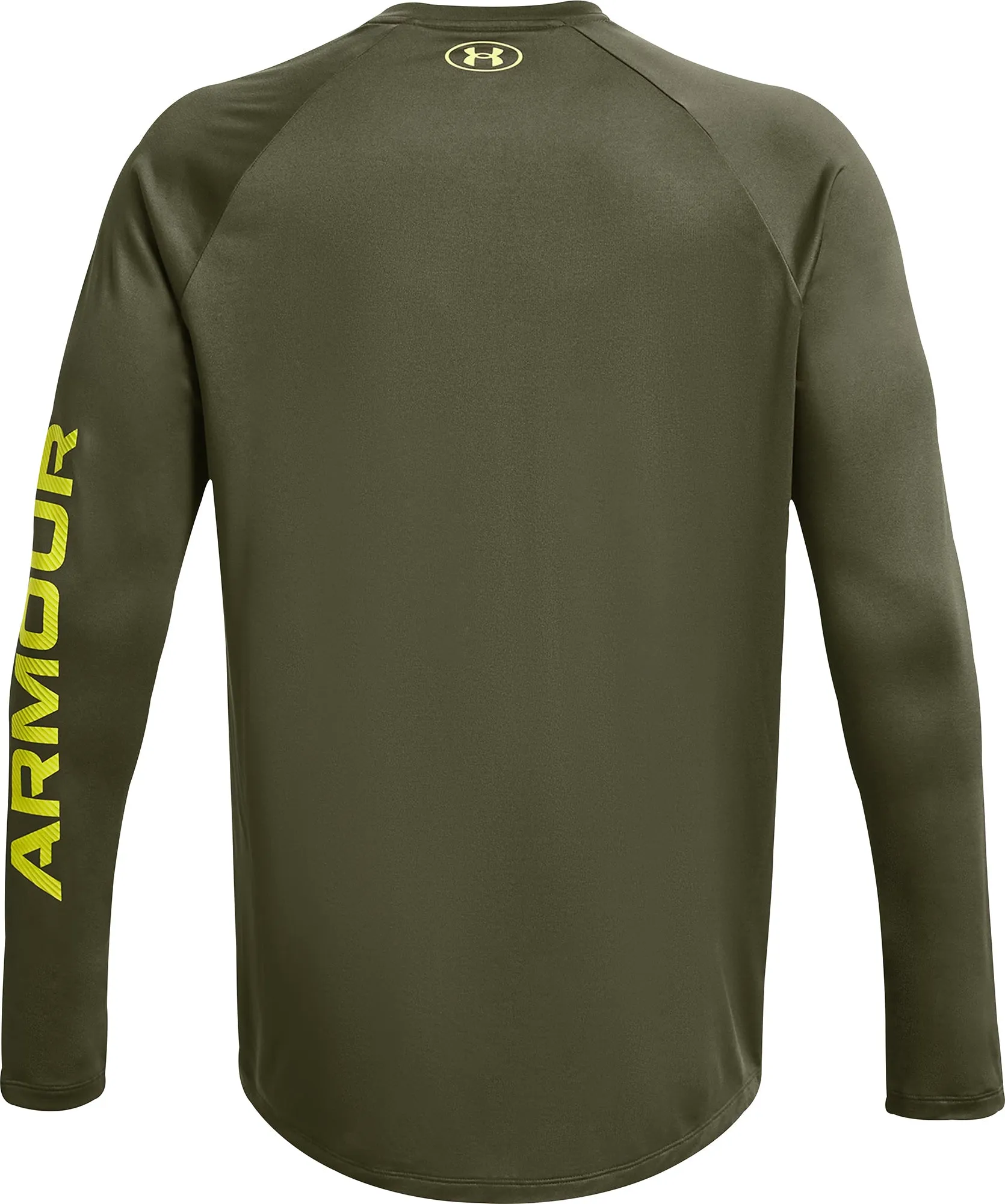 Under Armour Tech Print Fill Long Sleeve Mens Training Top - Green
