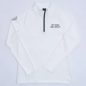 White Future Looks Bright Performance 1/4 Zip