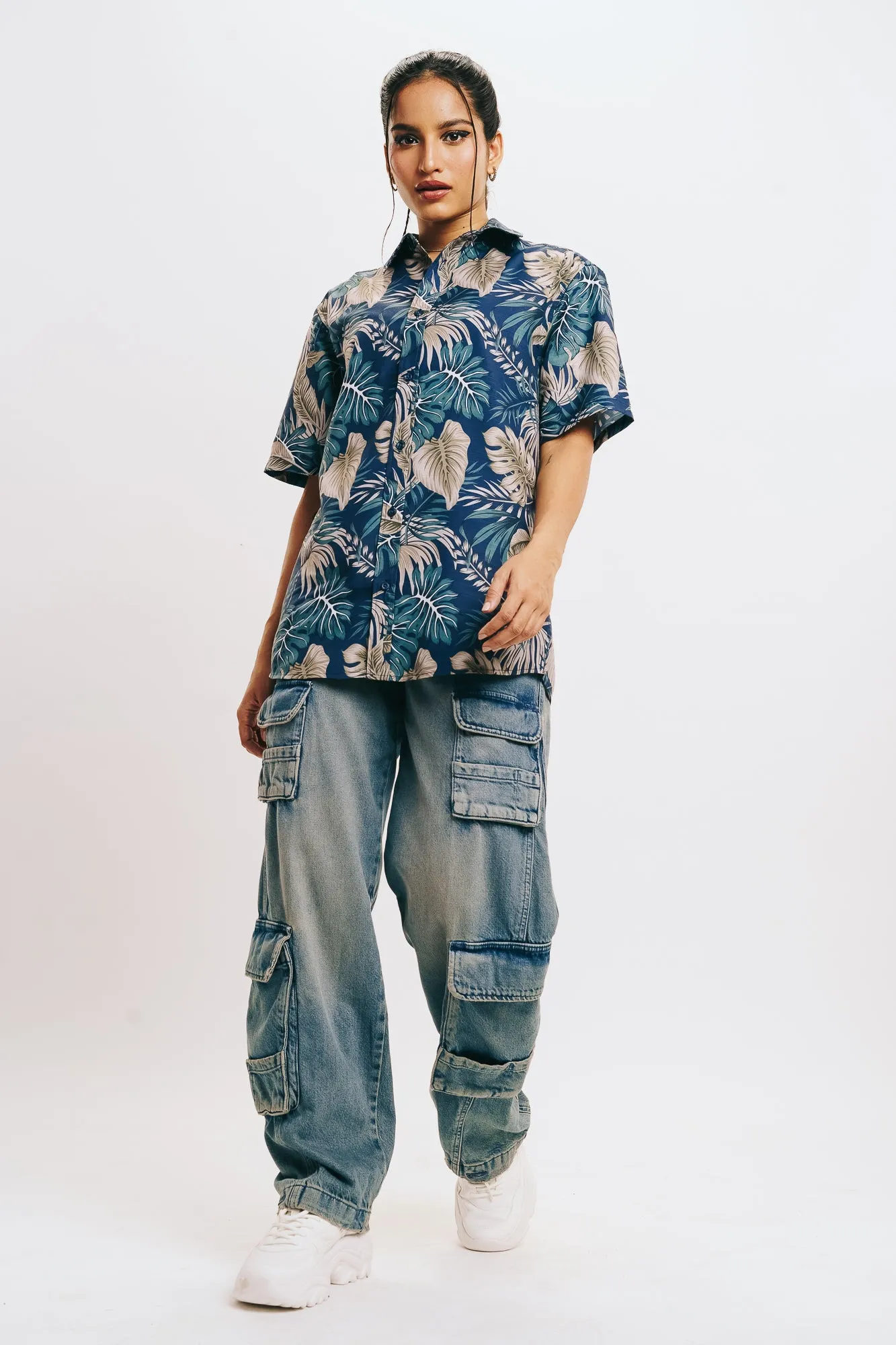 Women's Leaves Print Shirt